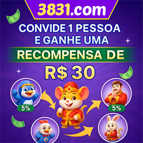 3831.com Indique amigos para receber um bônus